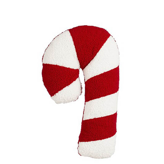 Coussin sucre d'orge rouge