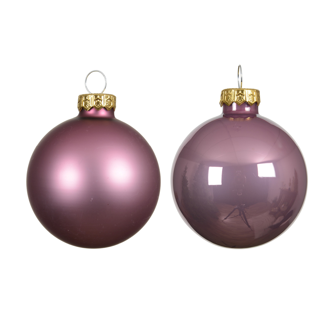 Boules verre email - mat mix