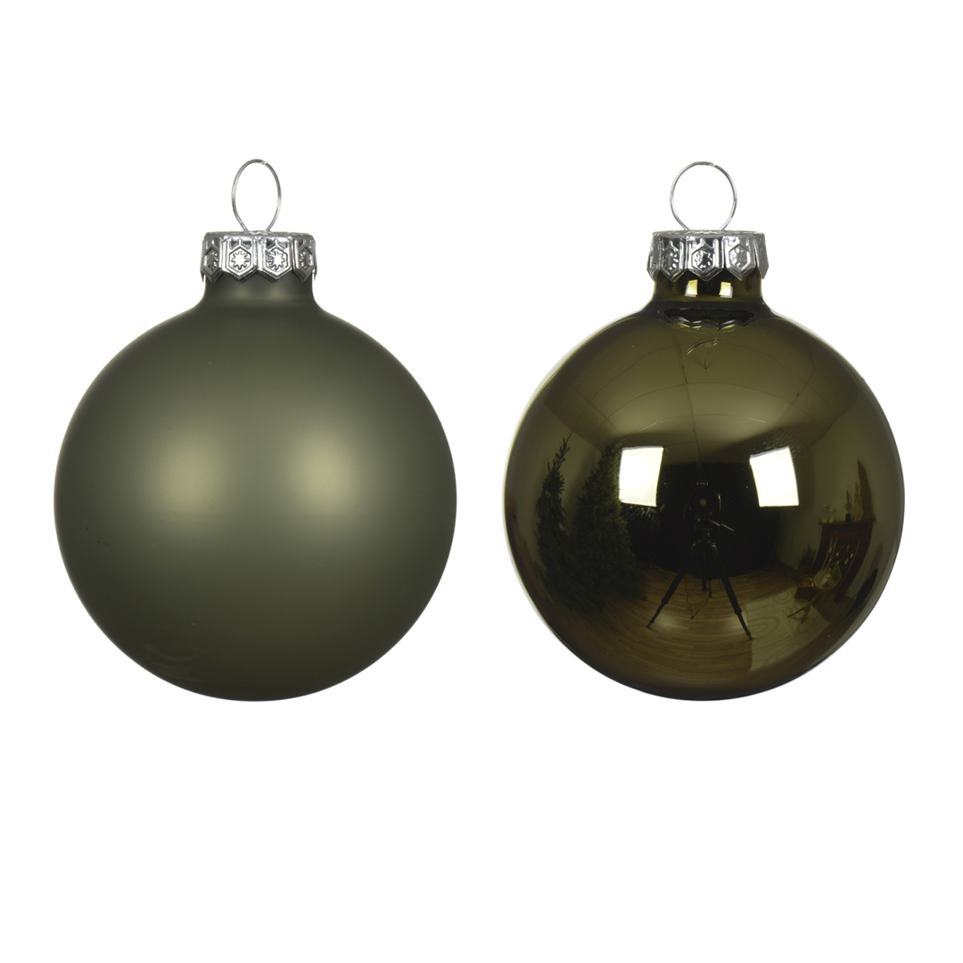 Balls glass glossy, matte mix