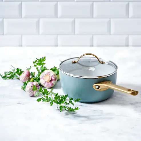 Padova smokey blue saucepan