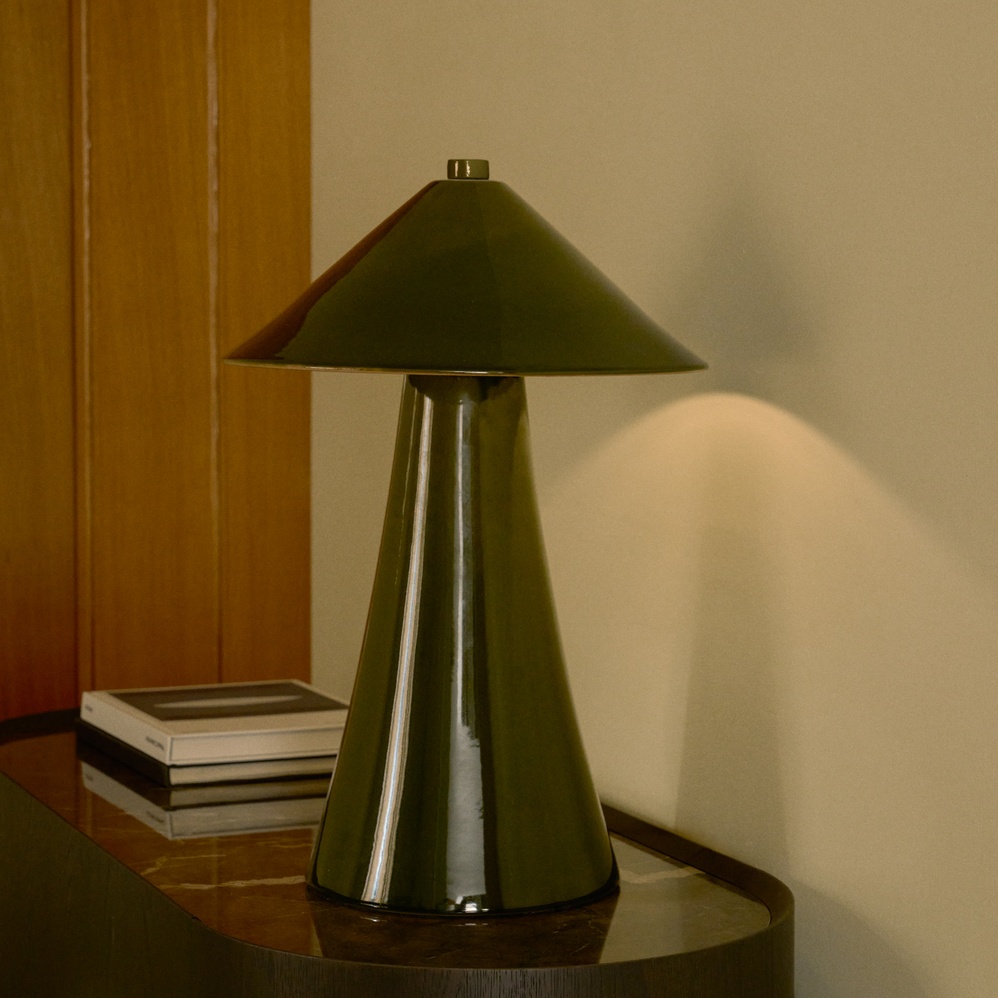 Ceren Tischleuchte - 54cm - Grün