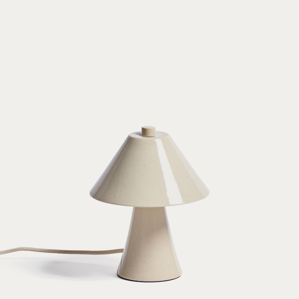 Lampe de table Ceren - 21cm - Beige