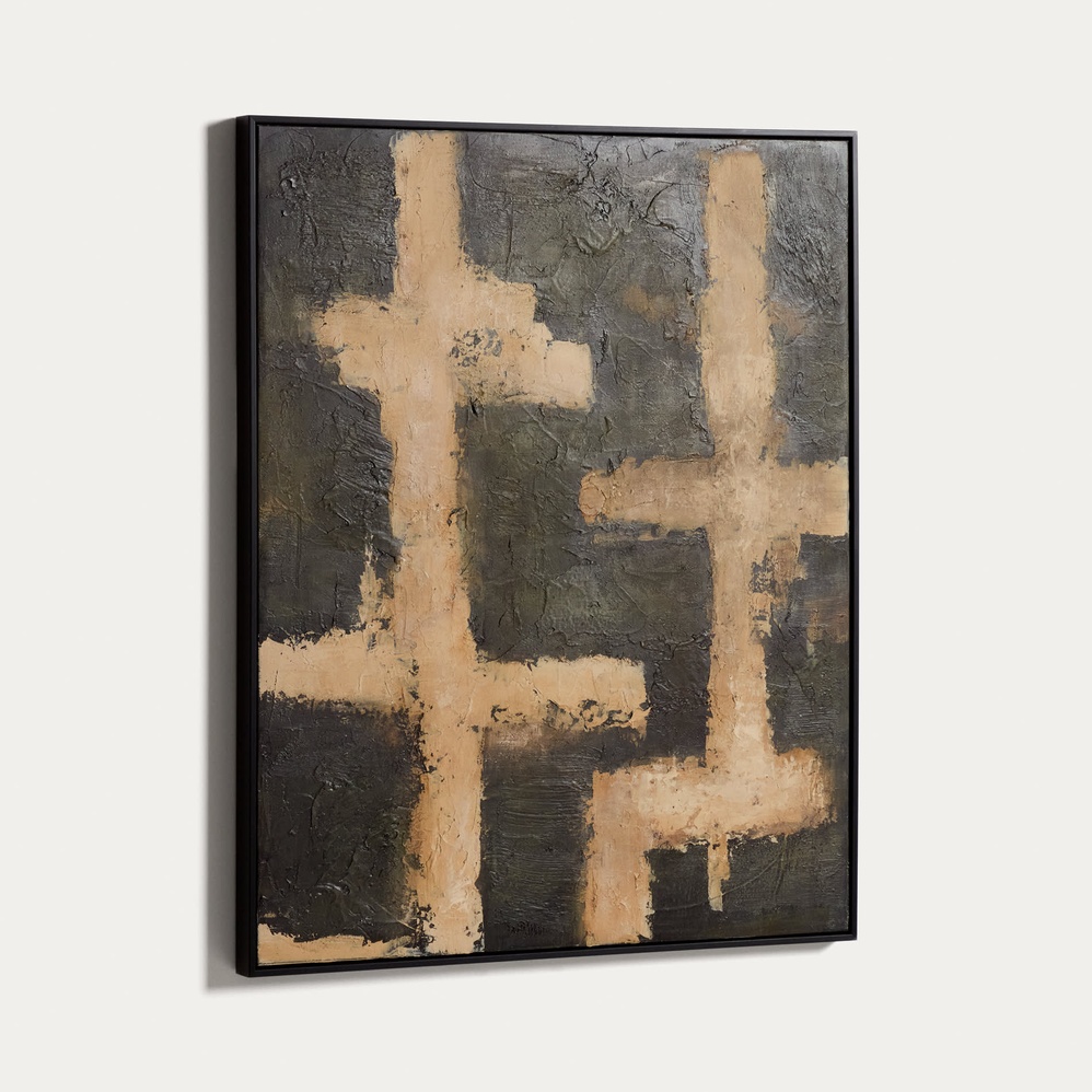 Tableau abstrait Emeri - 80x100cm