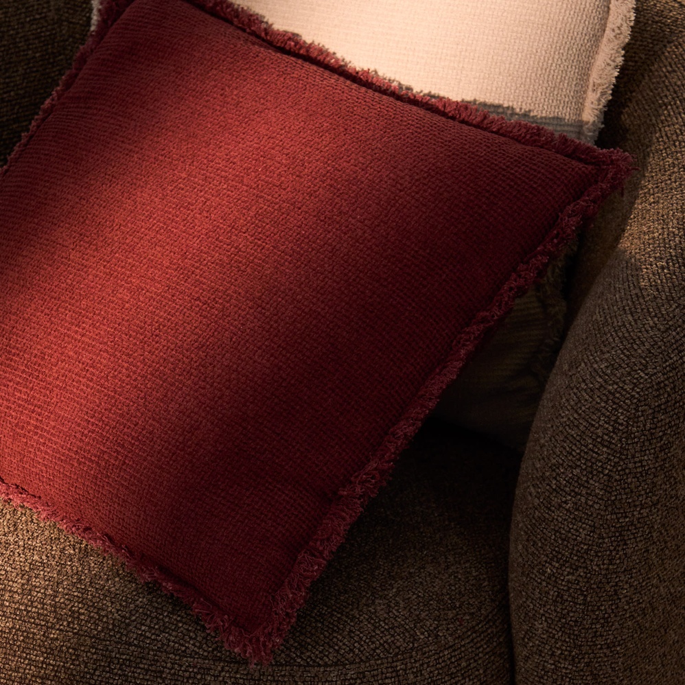 Housse de coussin Meral - Marron