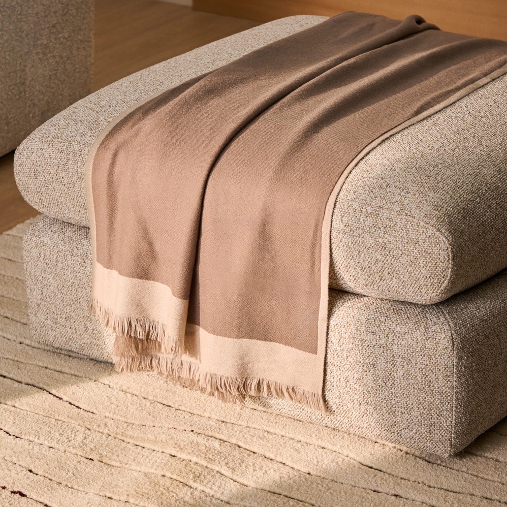 Couverture Orlet - Gris/Beige