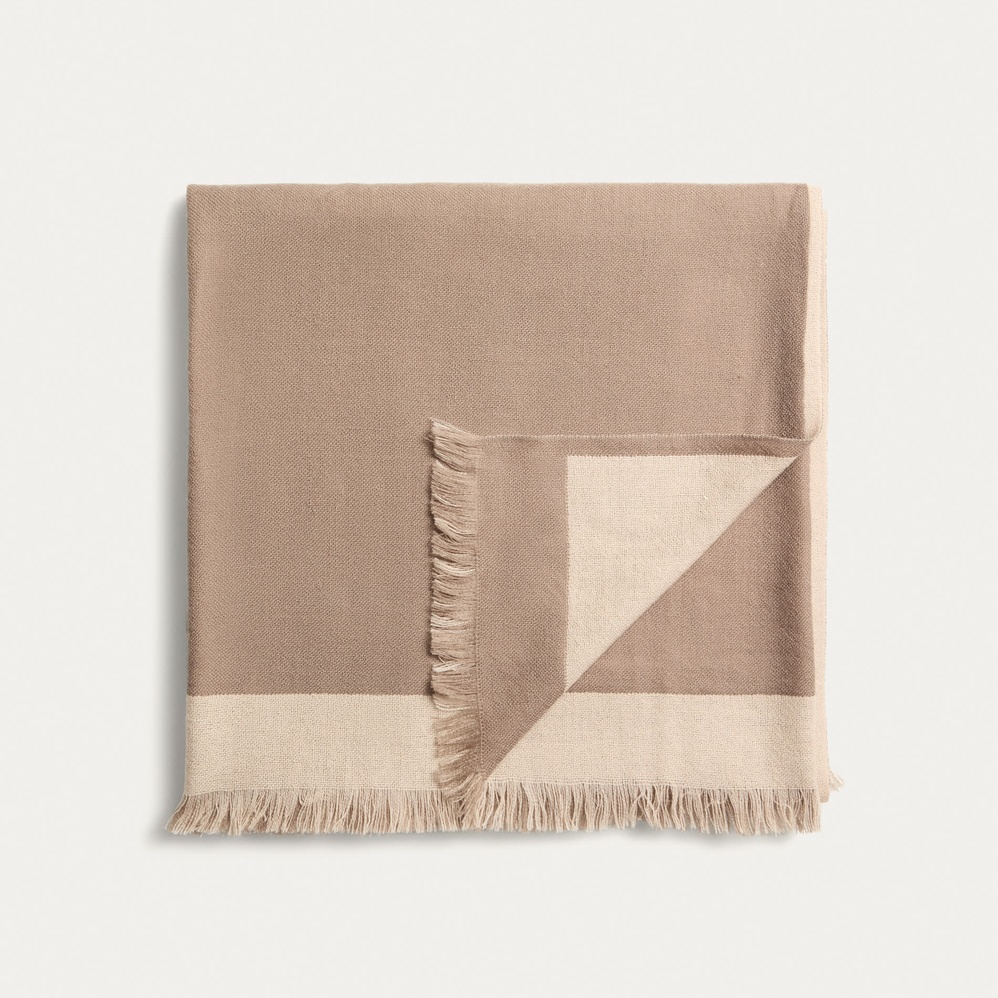 Couverture Orlet - Gris/Beige