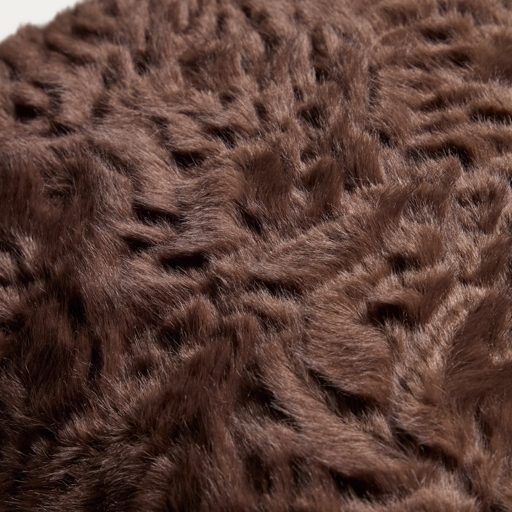 Housse de coussin Oruma - Brun chocolat