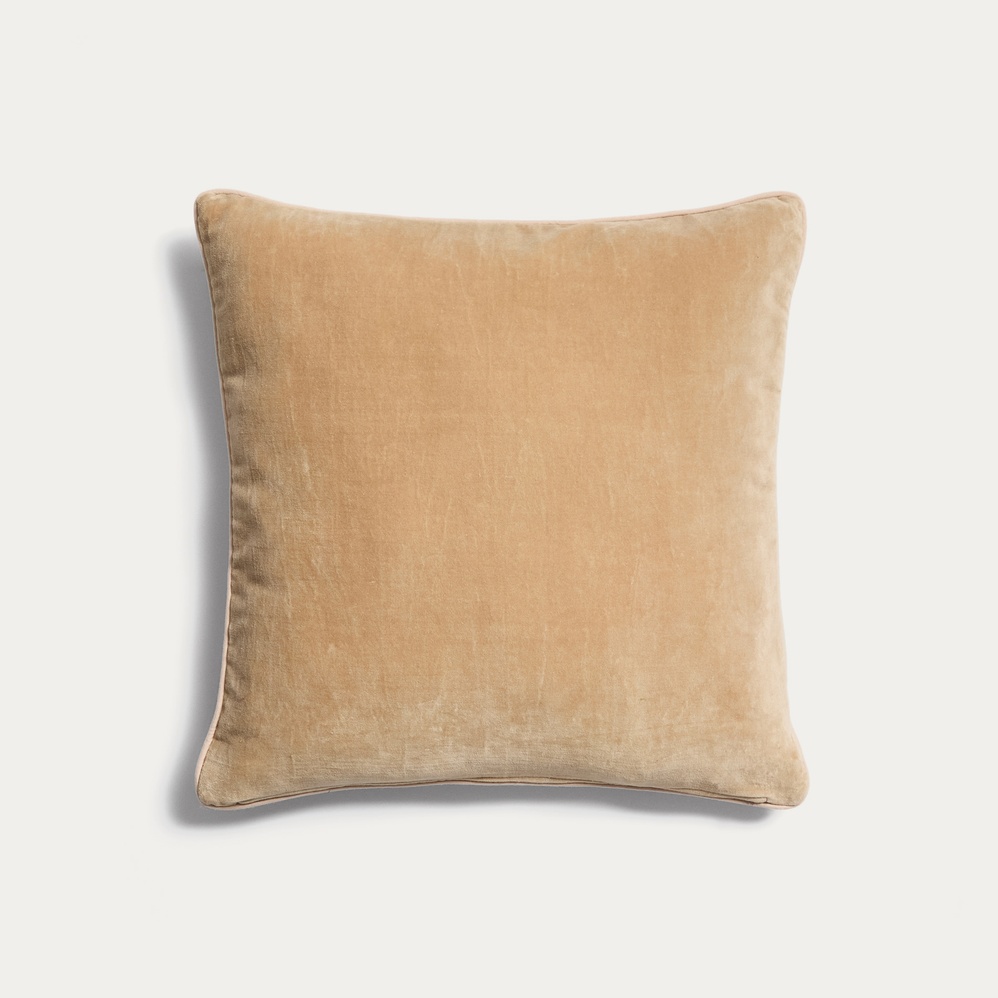 Housse de coussin Ovelin - Marron/Ecru
