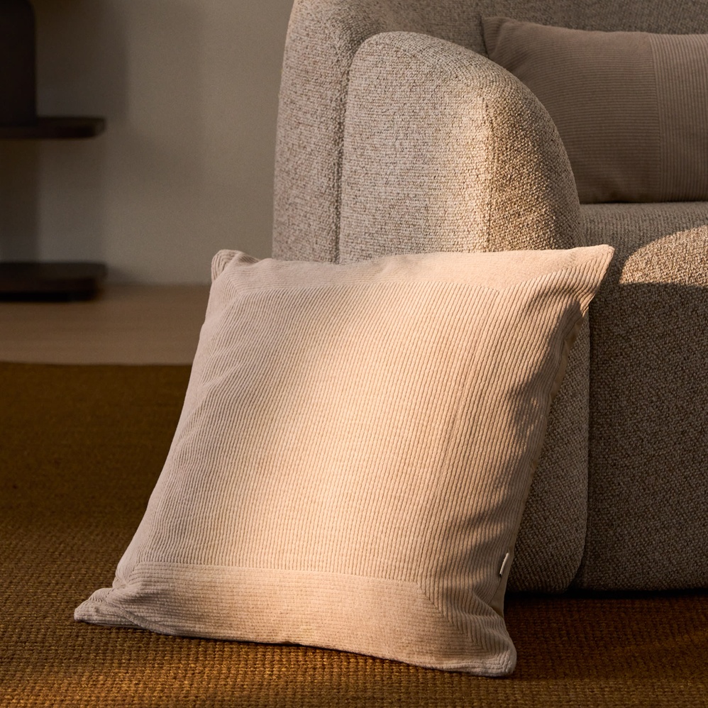 Housse de coussin Seliria - 50x50cm - Beige
