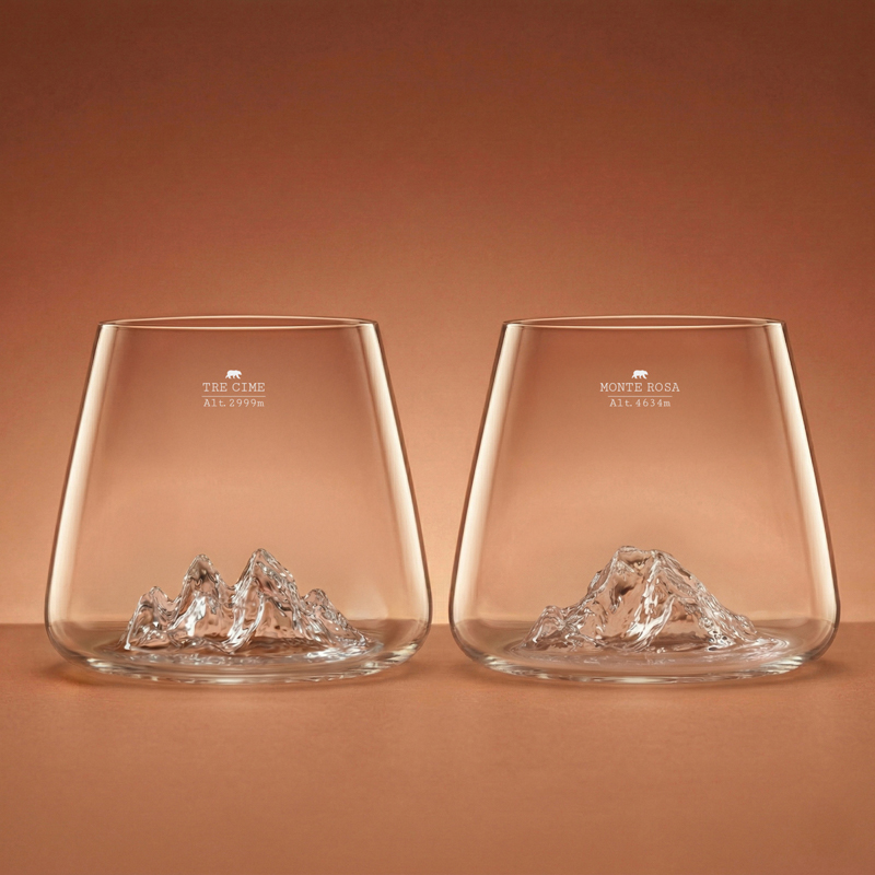 Set de 2 Verres liqueur / whisky TOPOGRAPHIC