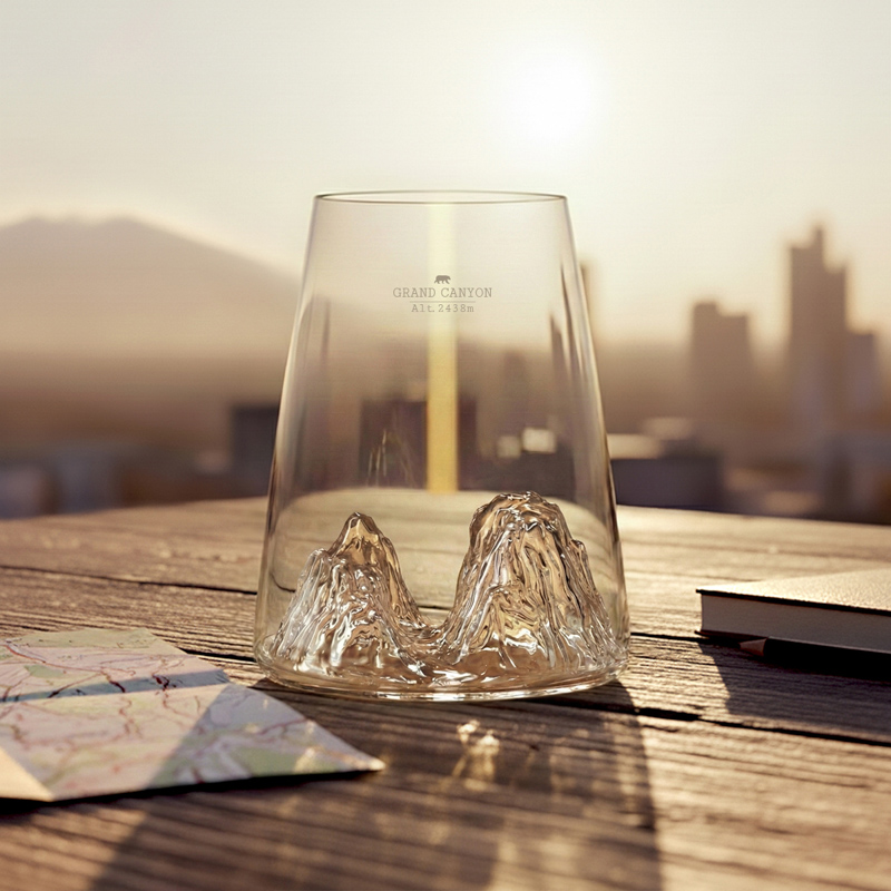 Verre LONG DRINK Design TOPOGRAPHIC